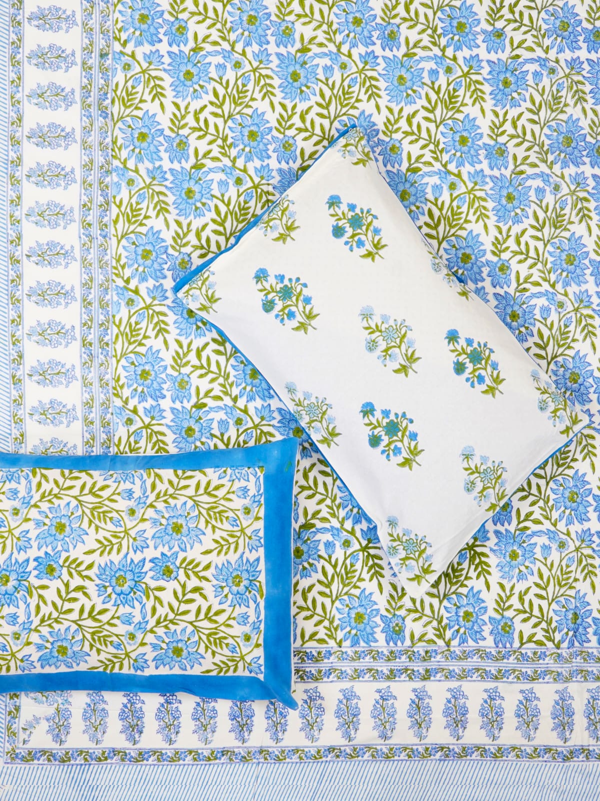 Hand Block Printed Jaipuri Double Bedsheet