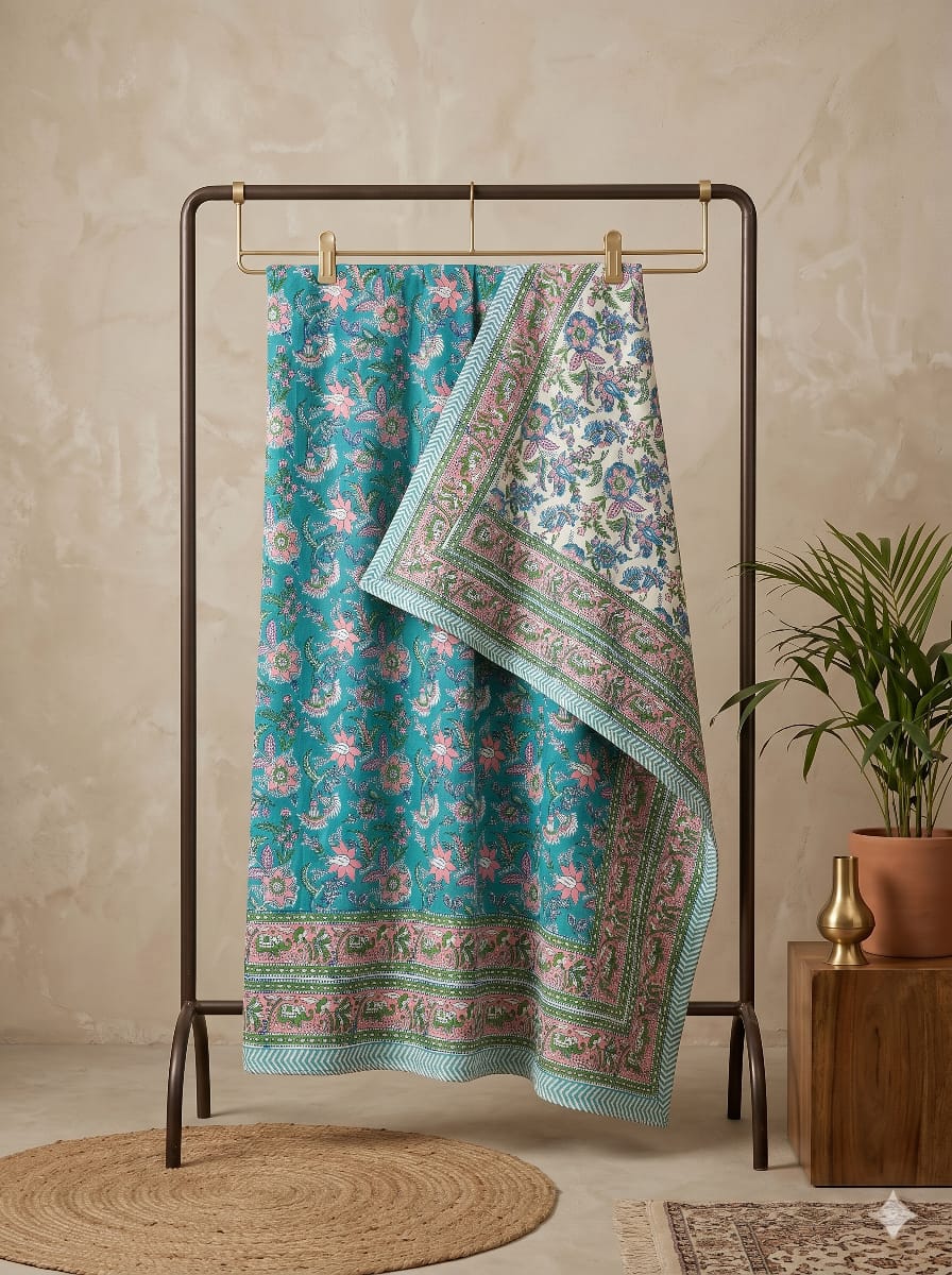 Hand Block Printed Jaipuri Dohar