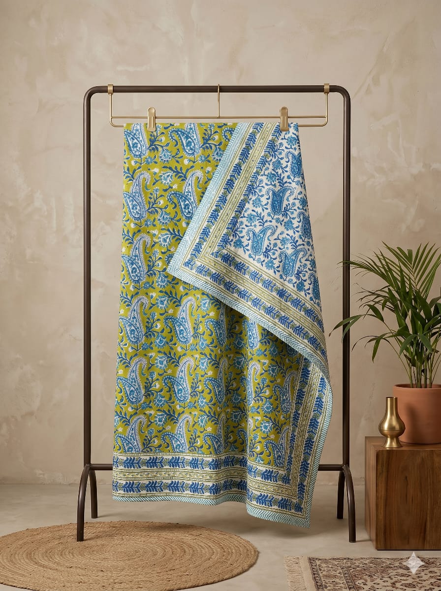 Hand Block Printed Jaipuri Dohar