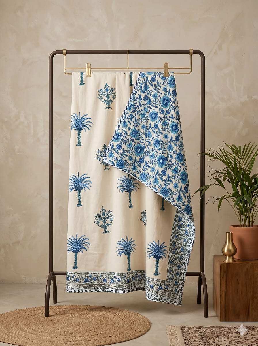 Hand Block Printed Jaipuri Dohar
