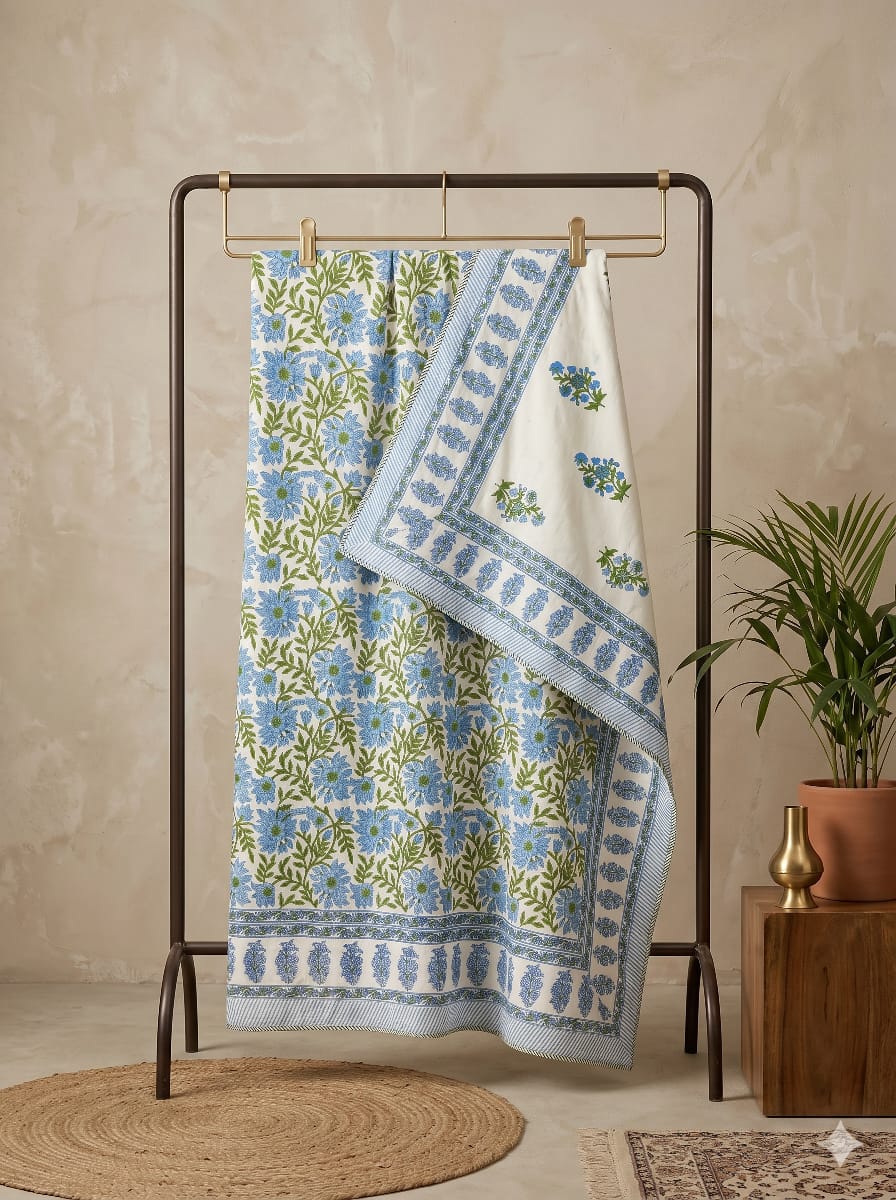 Hand Block Printed Jaipuri Dohar