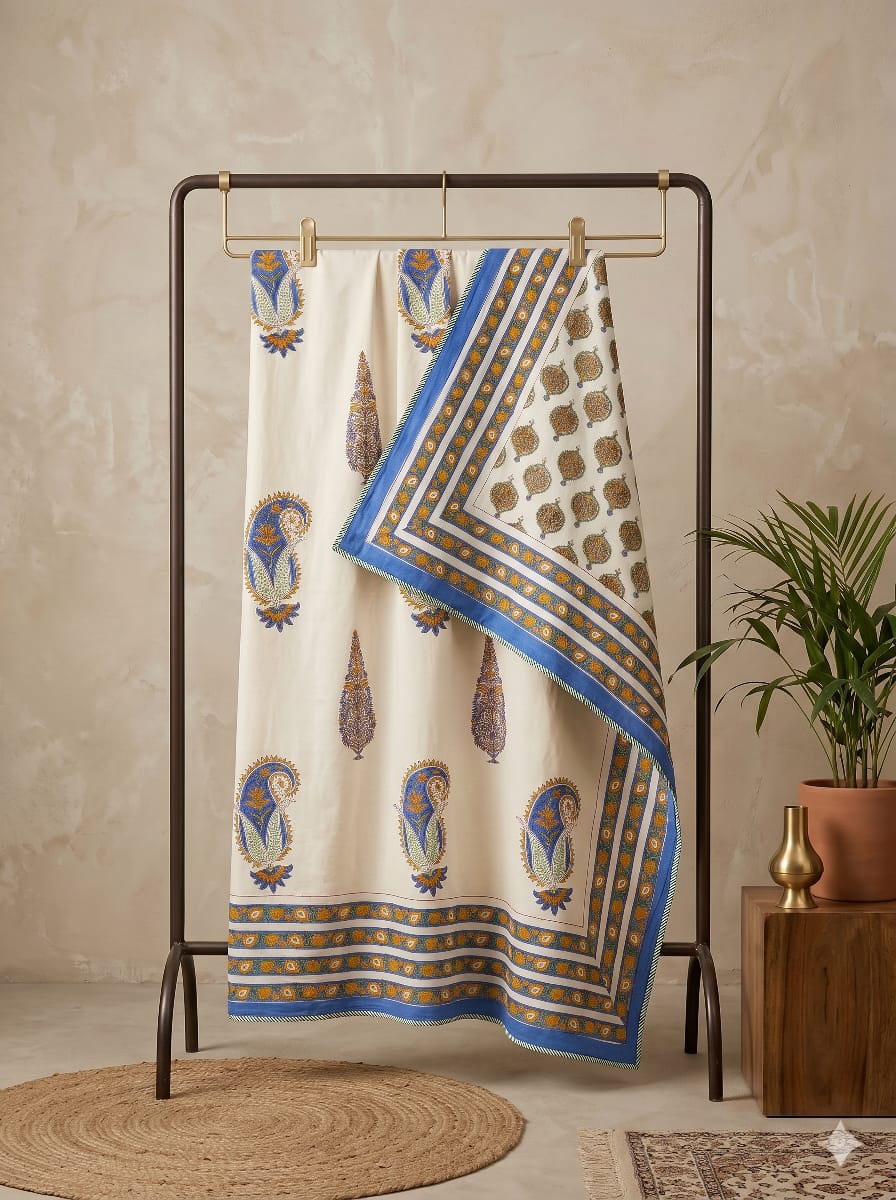 Hand Block Printed Jaipuri Dohar