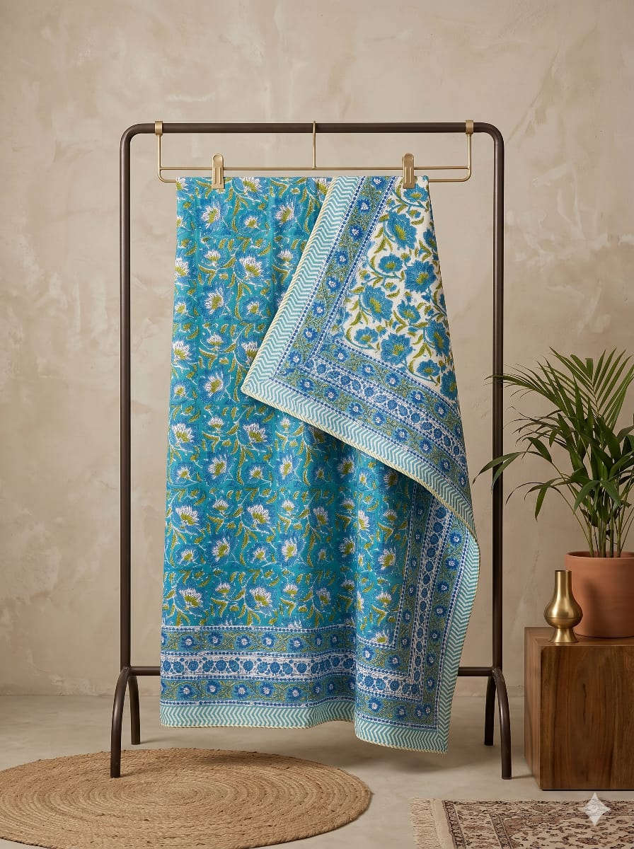 Hand Block Printed Jaipuri Dohar