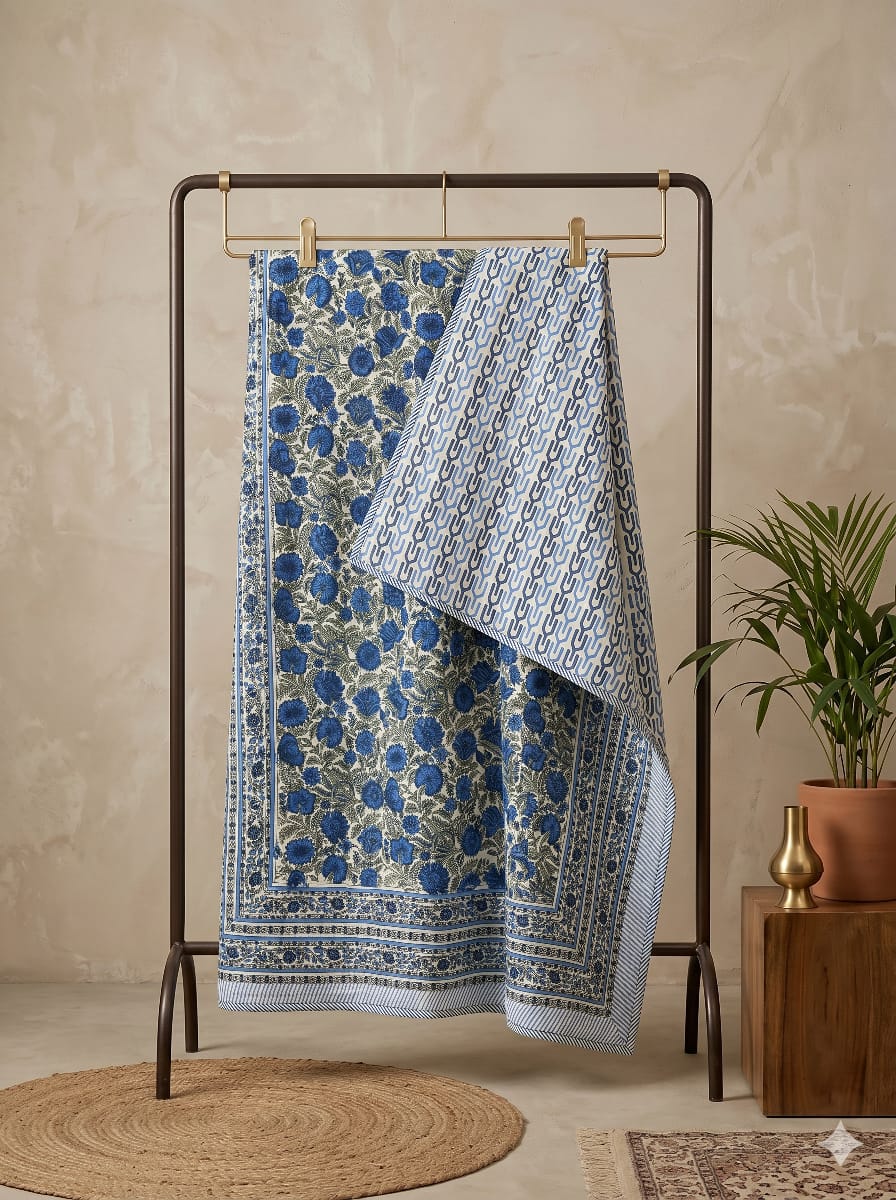 Hand Block Printed Jaipuri Dohar